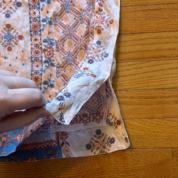 Coldwater Creek Blouse Women’s Size XS Pink Geometric Pattern Short Sleeve NWT - Picture 11 of 12